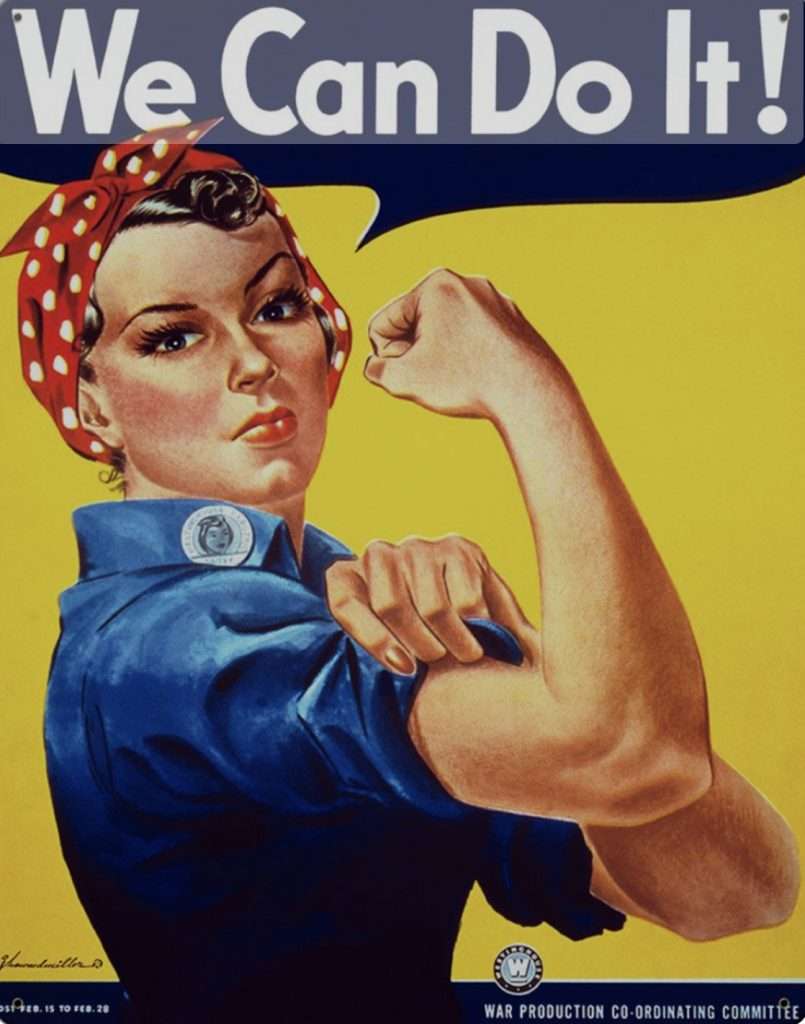 Rosie the Riveter - women firefighters