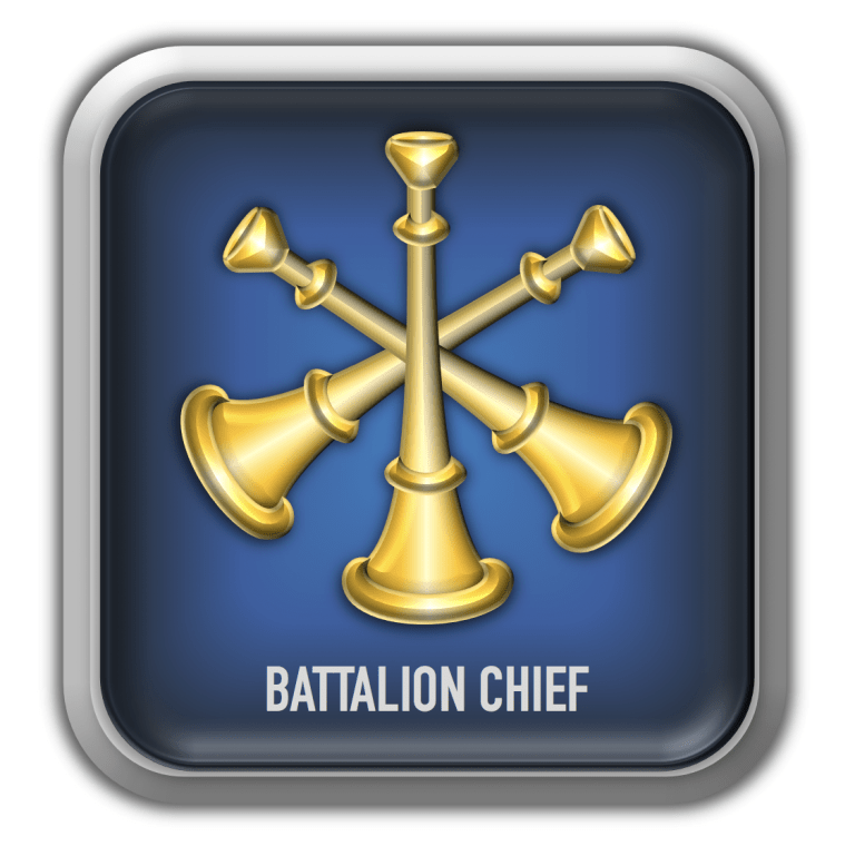 firefighter rank and insignia battalion commander