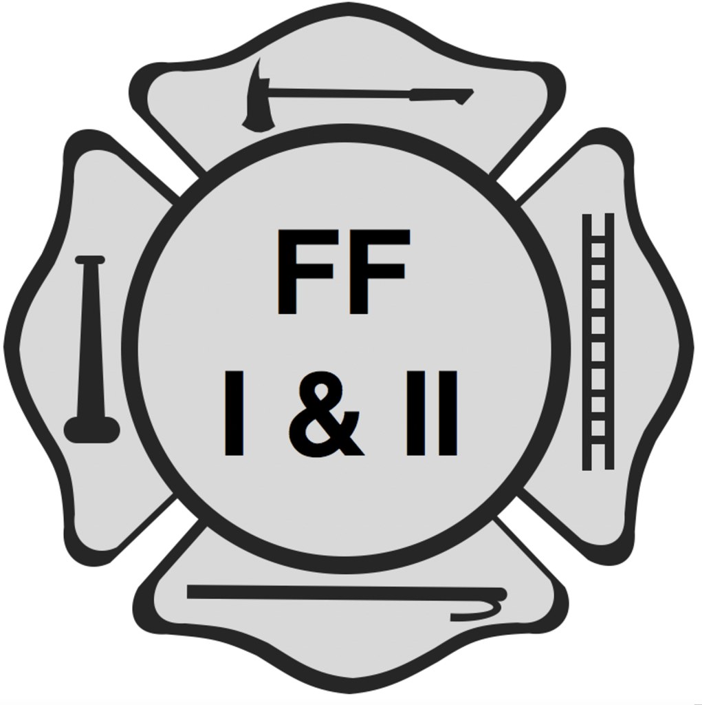 Firefighter 1 and 2 patch