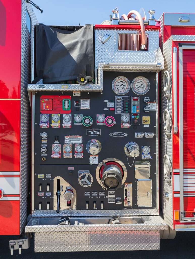 Fire Apparatus pump panel